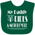 thumbnail image 3 of Inktastic My Daddy Rides a Motorcycle Boys or Girls Baby Bib, 3 of 4