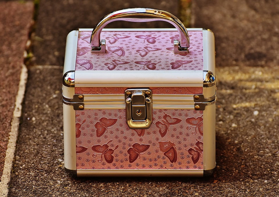 walmart pink luggage