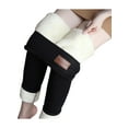 thumbnail image 6 of KelaJuan Women Simple Style Thickened Tights, Applique Pattern Elastic High Waist Leggings, Charcoal/ Black, 6 of 9