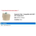 thumbnail image 2 of Expansion Tank - Compatible with 2007 - 2011 Honda CR-V 2008 2009 2010, 2 of 2