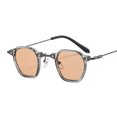 thumbnail image 1 of Gafas de sol de estilo hip hop personalizadas con montura pequeña estilo punk para hombre y mujer, 1 of 6