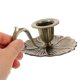 thumbnail image 4 of Portavelas de metal, candelabro, soporte para velas de pilar, centro de mesa decorativo, 4 of 7