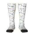 thumbnail image 2 of Lsque Sea Creatures Printed Crew Socks Men's Women's LightWeight Thin Casual Calf Socks ,Knee High Socks,Cotton Socks, 2 of 9