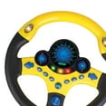 thumbnail image 3 of Vonte de carreras de juguete para juegos de niño efectos Amarillo Zulema Volante Juguetes, 3 of 4