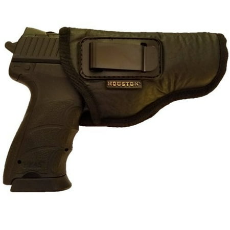 Hi Point 40 Grips IWB Gun Holster by Houston - ECO Leather Concealed Carry Soft Material | FITS Glock 17/21, H &K,Beretta 92 FS,XDM,Ruger 45 BERSA PRO,PX4,FNX 45,FNH 45,HI Point 9/40/45 MM (Right) (CHP-57B-RH) ()