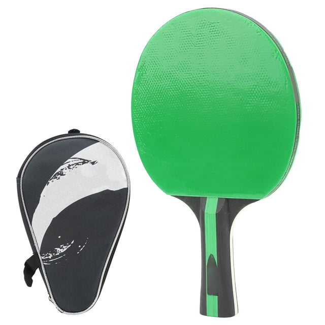 Table Tennis Rackets, Ergonomic Handle Poplar Rubber Table Tennis Paddle For Competition Red,Green