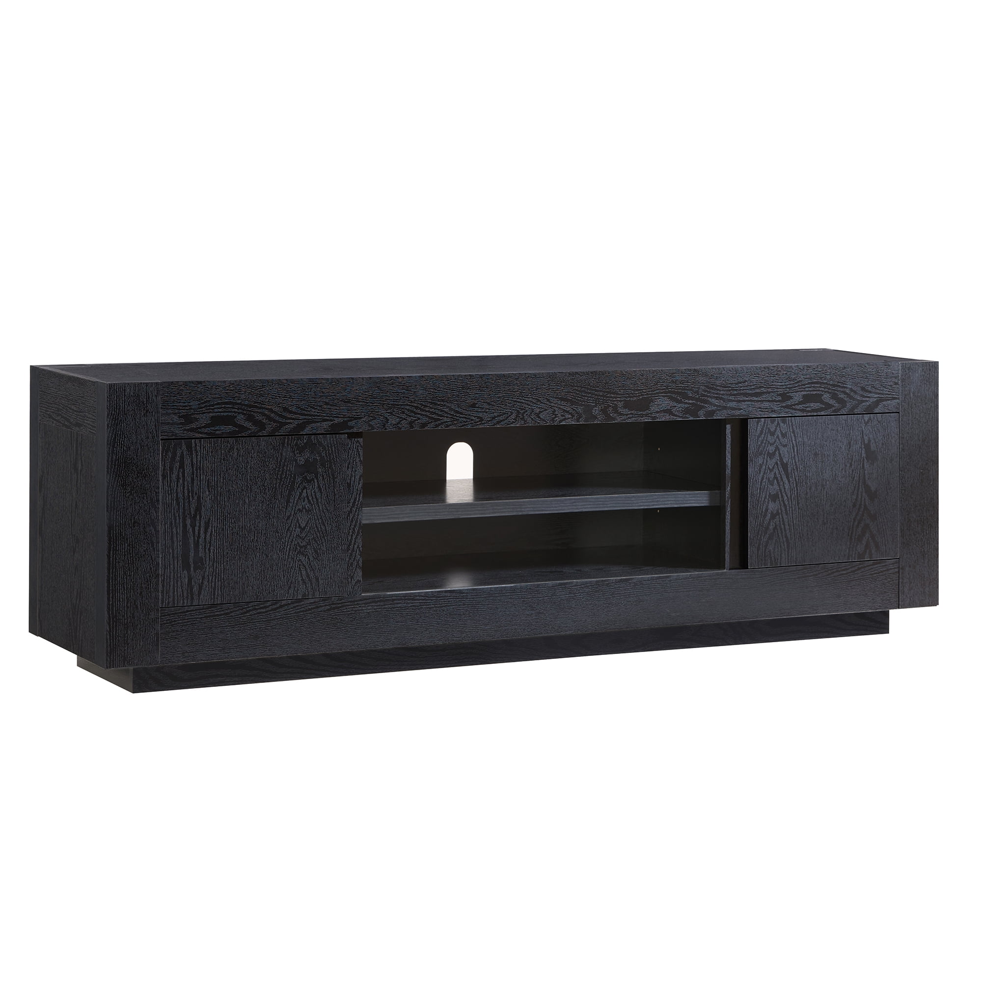 KeyWhat 70" Modern Low Profile TV Stand for TVs up to 80", Open Storage & Adjustable Shelves