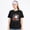 Black-28, variant on Unisex Cotton T-Shirt Human By Chance Letter Graphic Casual Tee