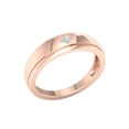 thumbnail image 2 of Imperial 1/20Ct TDW Diamond 10k Rose Gold Men's Solitaire Ring (H-I, I2), 2 of 4