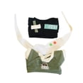 thumbnail image 4 of Ropa para muñecas Accesorios Conjuntos casuales para muñecas de 20 cm Vestir muñecas para niñas 3 piezas de oso, 4 of 9