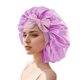 thumbnail image 1 of Qarigey Sombrero de tela de ala ancha para el cabello, pañuelo para la cabeza, transpirable y cómodo, cinta de satén, sombrero Sombreros Violeta, 1 of 6