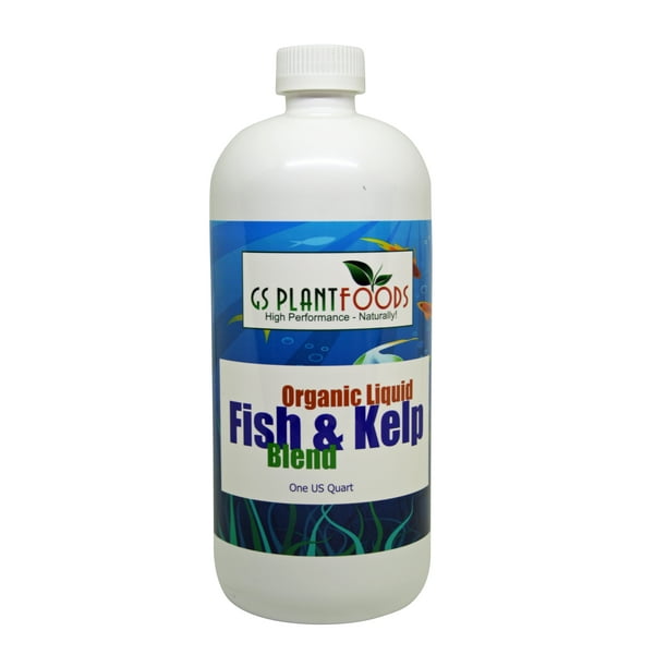 Fish & Kelp Liquid Blend Organic Natural Plant Fertilizer, Sea Kelp