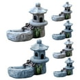 thumbnail image 3 of OUNONA 6 Pcs Figurines Miniatures de Modèle de Tour pour Enfants, 3 of 5