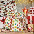 thumbnail image 6 of Naloa Cartoon Flowers Drawstring Christmas Bags, 3D Xmas Gift Bags, Christmas Wrapping Bags, Xmas Goodie Bags, Treat Pouch Bags, Party Favor Bags-Medium, 6 of 9