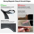 thumbnail image 3 of KOMI Metal Band Compatible with Apple Watch Band 40mm 38mm 41mm 45mm 44mm 42mm 49mm for Women Men, Stainless Steel Milanese Mesh Loop Magnetic Wristbands for iWatch Series 9 8 7 6 5 4 3 2 1 SE Ultra, 3 of 7