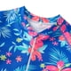 thumbnail image 5 of Odeerbi 4-12 Años Trajes de Baño de Manga Larga Con Lycra Para Niñas Traje de Baño de Una Pieza Para Entrenamiento En Verano Traje de Baño Hawaiano de Surf Con Estampado Floral, 5 of 9