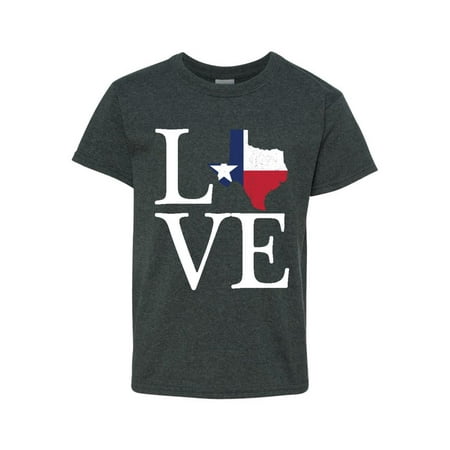 - Love Texas Unisex Youth Shirts T-Shirt Tee