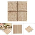 thumbnail image 7 of Apliques de Madera - 4Pcs Vintage sin Pintar Madera Tallada Esquina onlay Apliques Marco para decoración de Muebles(B), 7 of 7