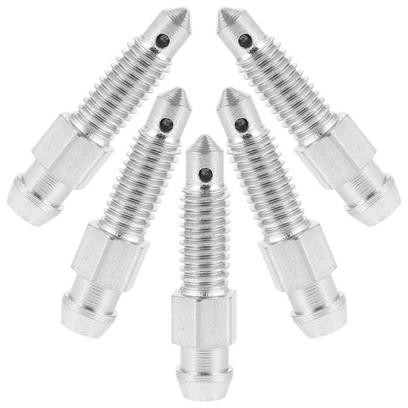 HOMOBABE 5Pcs Air Bleed Valve for Motorcycle Brake Caliper Bleeder Screw