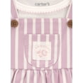 thumbnail image 4 of Carter's Child of Mine Baby Girl Dress Set, 2-Piece, Sizes 0/3-24 Months, 4 of 7