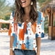 thumbnail image 3 of Camisetas Casuales de Manga Corta Plisada de la Moda de las Mujeres, Camiseta Cómoda de Poliéster para las Mujeres, Blusa de Primavera de Verano Lavado a Mano, 3 of 7