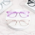 thumbnail image 5 of Fashion Women Ultralight High Definition Presbyopia Eyeglasses PC Frame Far Sight Eyewear Reading Glasses BROWN STRENGTH +3.50, 5 of 8