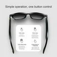 thumbnail image 5 of New Smart Glasses E10 Sunglasses Music Bluetooth Audio Glasses, FYCONE, 5 of 13