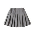 thumbnail image 2 of CHUOU Girls Summer Fashion Waist Tennis Pleated Slim Skirt Casual Mini Waist Skirt Fashion High Skirt,8 Years-9 Years, 2 of 4