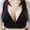 Black, variant on Patlollav Bras for Women Soild Wire Free Underwear One-Piece Bra Everyday Underwear