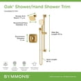 thumbnail image 7 of Symmons S5698MB15TRM Oak Shower Only Trim Package - Black, 7 of 7