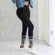 thumbnail image 3 of Mallas de Yoga de cintura alta para mujer, pantalones ajustados sin costuras, Control de barriga, gimnasio, deporte, Otoño, nueva moda, 3 of 4
