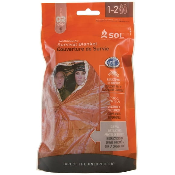 SURVIVE OUTDOORS LONGER® SURVIVAL BLANKET, SURVIVAL BLANKET