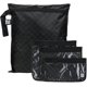 thumbnail image 1 of Waterproof Wet Bag and Packing Pouches, TSA Airline Compliant, Pack for Baby, Travel, Swim Suit, Cloth Diapers, Pump Parts, Pool, Gym Clothes, Toiletry, Daycare, Zip Bag, 4-pc Ocean Life Blu, 1 of 5