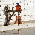 thumbnail image 4 of Timbre de Puerta Decorativo de Calabaza para Halloween | Tema Gótico | Montaje En Pared | Badanilla Original | Decoración de Halloween para El Porche | 1 Timbre, 4 of 5