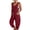 Wine, variant on QATAINLAV Womens Overalls Loose Fit Wide Leg Jumpsuits Summer Casual Bib Rompers Sleeveless Straps Jumpers Pant with Pockets Blusas De Mujer Elegantes, Navy, XL