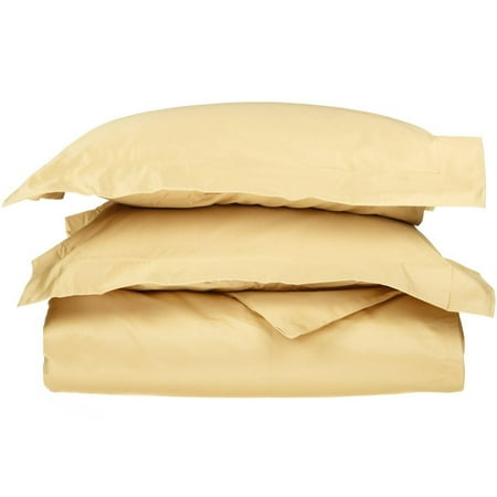 Superior 1500 Thread Count Single-Ply Egyptian Cotton Solid Duvet Cover Set