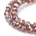 thumbnail image 3 of 10strands Electroplate Glass Beads Strands AB color Faceted(32 Facets) Round Medium Purple 3mm Hole: 1mm about 100pcs/strand 11.5 inch, 3 of 3