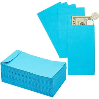 100 Pack Black Money Envelopes for Cash - 100 GSM Kraft Paper
