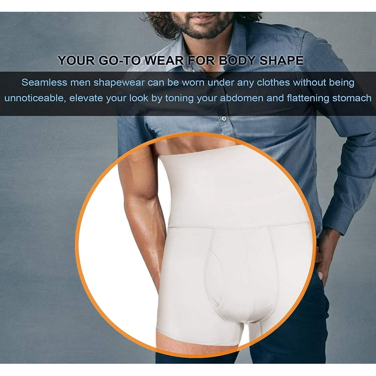 Fashion Body Shaper Shorts For Men Tummy Control Shapewear High