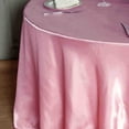 thumbnail image 2 of BalsaCircle 120" Round Satin Tablecloth Pink, 2 of 6