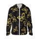 thumbnail image 1 of Fotbe Golden Glitter Butterflies Chaqueta con Protección Solar UPF 50+ para Hombre y Mujer, Camisa con Capucha y Bolsillos-XX-Large, 1 of 7