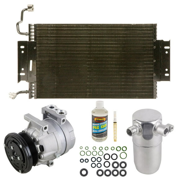 A/C Kit w/ AC Compressor Condenser & Drier For Chevy Malibu Pontiac Grand Am & Olds Alero V6 - BuyAutoParts