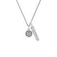 thumbnail image 2 of Delight Jewelry Silvertone Round EMT Star of Life Silvertone Sisters Best Friends Forever Bar Charm Necklace, 23", 2 of 4