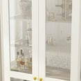 thumbnail image 5 of KULAGAGA Curio Cabinet Display Storage Cabinet with 6 Shelves and Glass Door for Home Office, 5 of 7