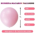 thumbnail image 3 of 100 Pack 10 Inch Pastel Balloons Spring Rainbow Colors, Macaron Assorted Colors Thick Mixed Color Balloon, MultiColored Latex Balloons for Birthday Party Wedding Baby Shower Decorations, 3 of 8