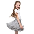 thumbnail image 4 of TOOYOU Girls Dresses Baby Soft Fluffy Tutu Skirt Toddler Mesh Tutu Bowknot Princess Skirt Sweet Girl Adorable Sundress ,Size 0-2 Years , Gray, 4 of 5