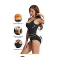 thumbnail image 4 of Women Waist Trainer Bodysuit Slim Full Body Shapewear Seamless Round Neck Jumpsuits Tummy Control Tops, 4 of 6