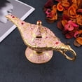 thumbnail image 2 of Decoración Aladdin Magic Lamp Genie Edición Coleccionista Rosa, 2 of 8