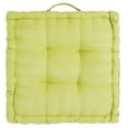 thumbnail image 4 of SAFAVIEH Gardenia Solid Floor Pillow, 18" x 18", Light Green, 4 of 7
