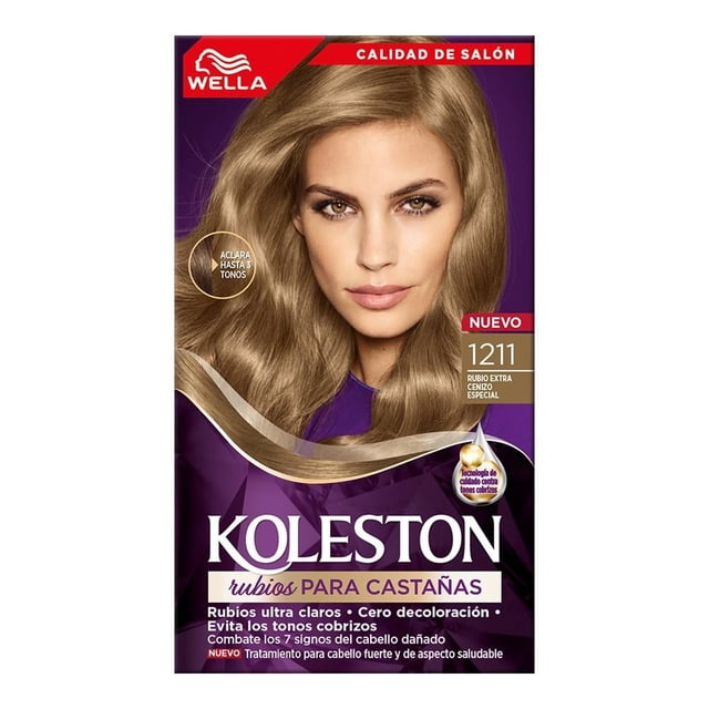 Tinte para cabello Koleston 1211 rubio extra cenizo especial